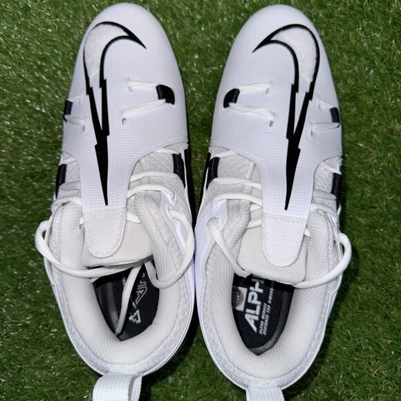 Nike Alpha Menace Pro 3 Low PE Football Cleats FB6834-100 White Mens NEW main image 11